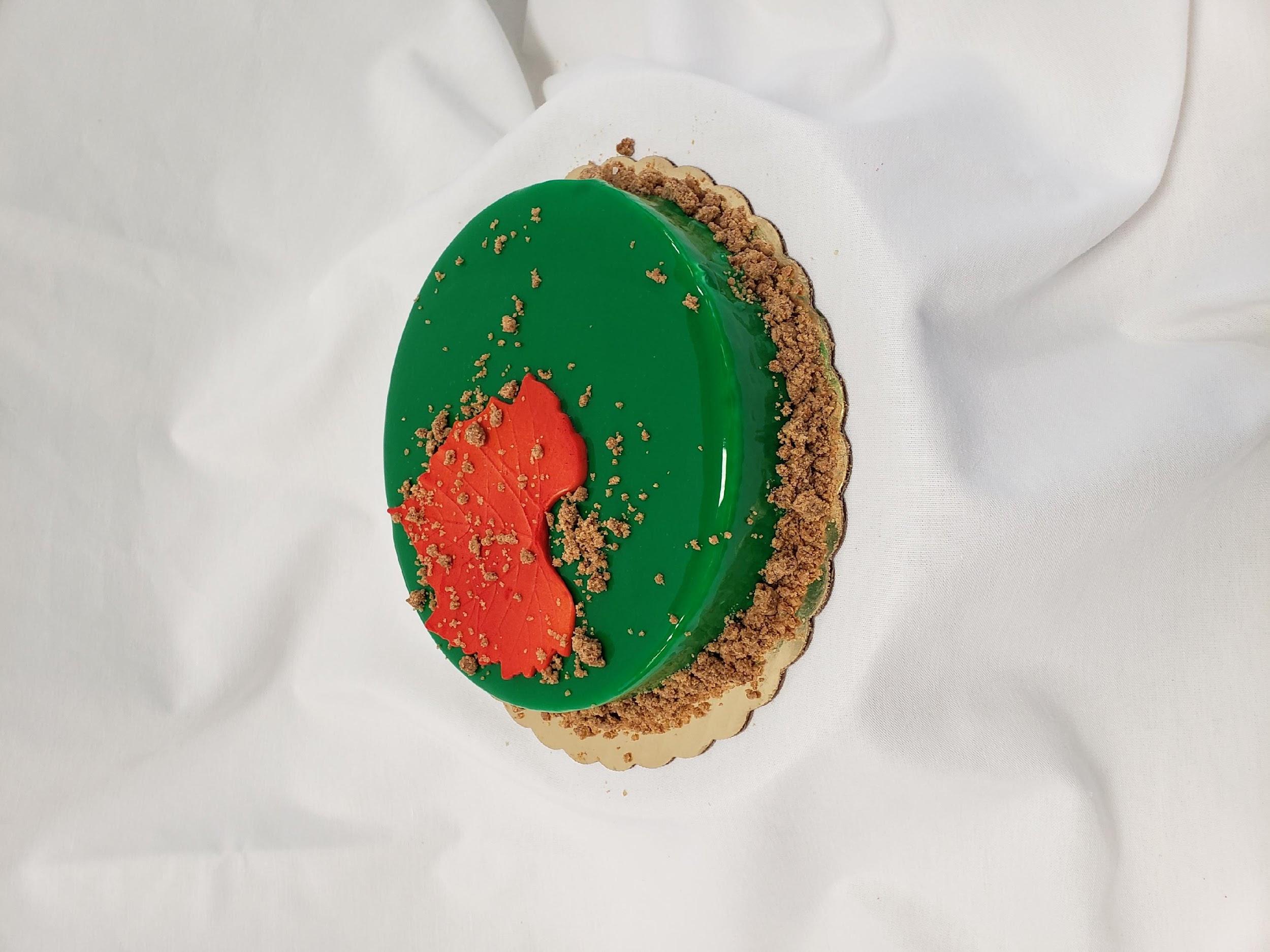 Spiced Apple Mousse Cake