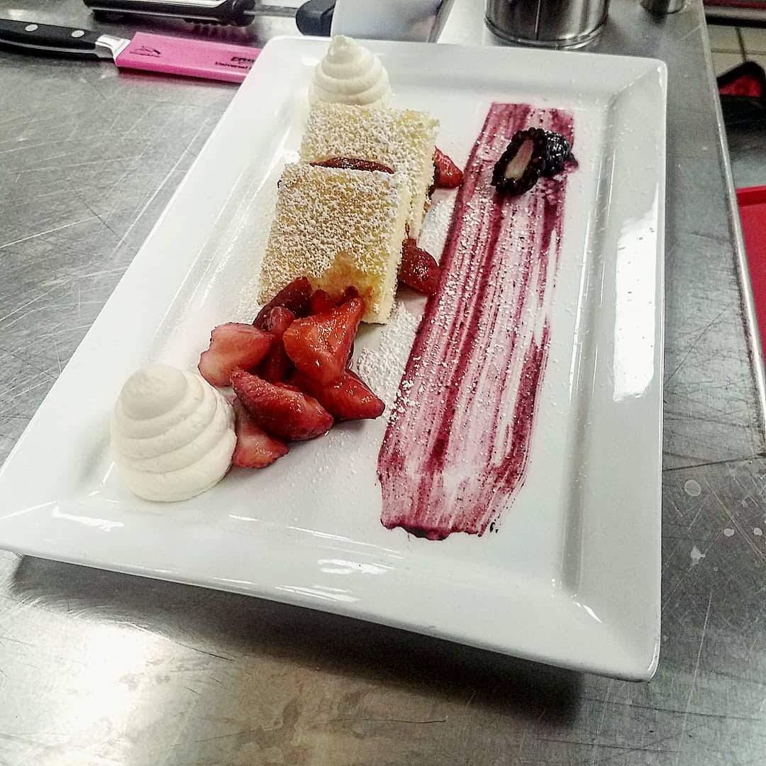 Deconstructed Strawberry Shortcake
